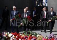 Վահագն Խաչատուրյանը, Նիկոլ Փաշինյանը, Ալեն Սիմոնյանը հարգանքի տուրք մատուցեցին Հայոց ցեղասպանության զոհերի հիշատակին￼