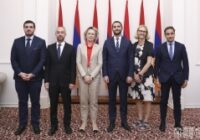 Ռուբեն Ռուբինյանն ընդունել է ԵԱՀԿ ԽՎ նախագահի գլխավորած պատվիրակությանը￼