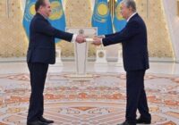 Դեսպան Արմեն Ղևոնդյանն իր հավատարմագրերն է հանձնել Ղազախստանի նախագահ Կասիմ-Ժոմարտ Տոկաևին