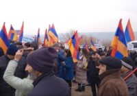 ԱԺԲ-ն այսօր կրկին ակցիա անցկացրեց ռուսական 102-րդ ռազմաբազայի մոտ