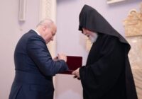 Ամենայն Հայոց Կաթողիկոսին հանձնվեց Ռուսաստանի Դաշնության Պատվո շքանշանը