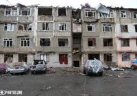 Ստեփանակերտի Արմենիա հյուրանոցը և Երիտասարդական պալատը՝ ադրբեջանցի վանդալների թիրախում