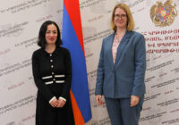 Ժաննա Անդրեասյանն ընդունել է ՀՀ-ում Գերմանիայի Դաշնային Հանրապետության նորանշանակ դեսպան Կլաուդիա Բուշին